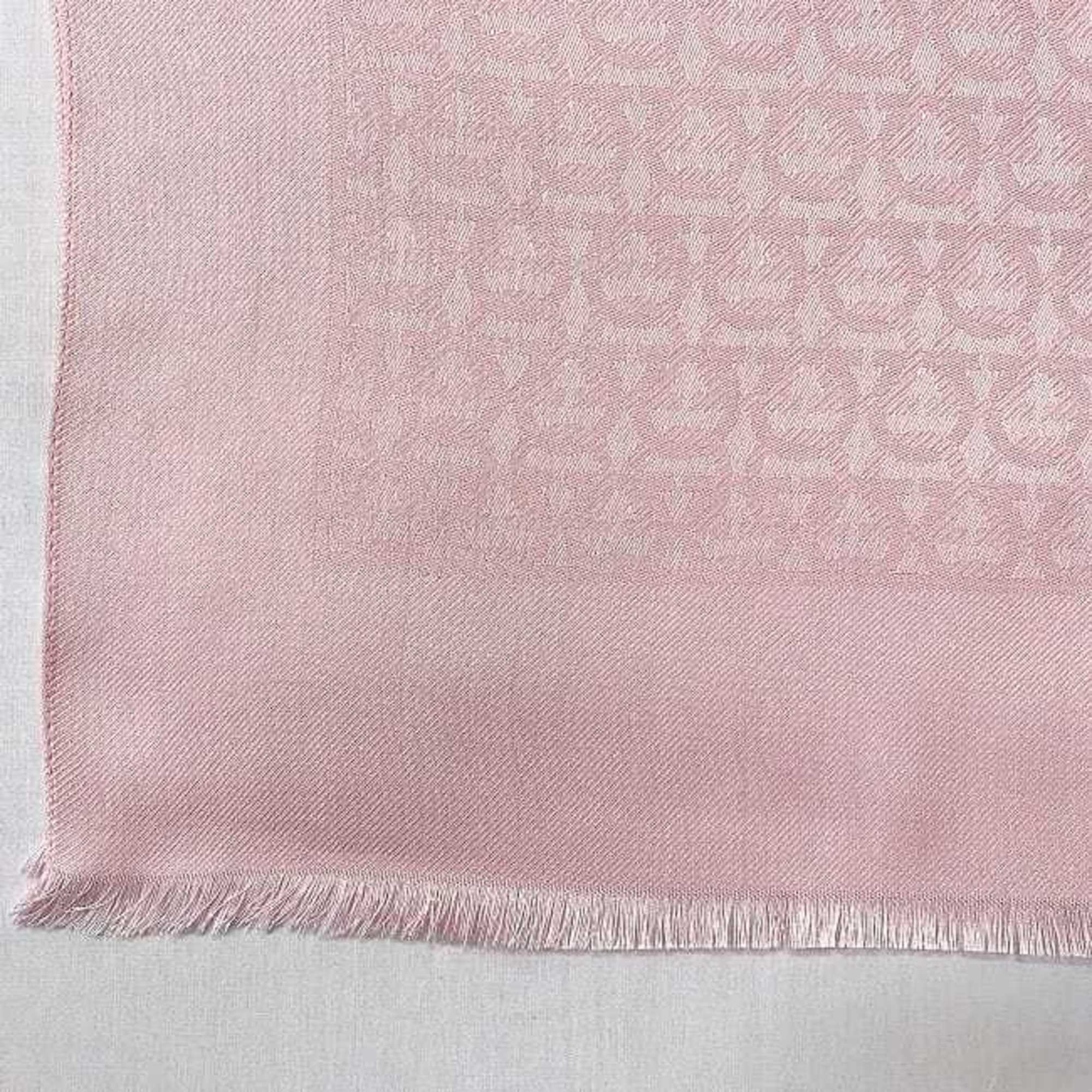 Salvatore Ferragamo scarf pink Gancini 327987 044 ec-20457 silk long women's