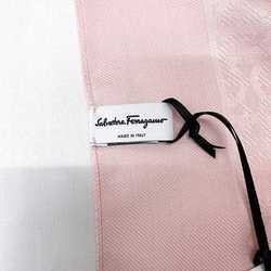 Salvatore Ferragamo scarf pink Gancini 327987 044 ec-20457 silk long women's