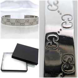 Gucci Bangle Silver Shima Line ec-20387 Ag 925 SILVER GUCCI Bracelet Ladies