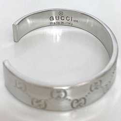Gucci Bangle Silver Shima Line ec-20387 Ag 925 SILVER GUCCI Bracelet Ladies