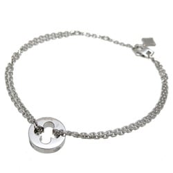 Louis Vuitton #19 Bracelet Chain Empreinte Women's Q95621 750 White Gold