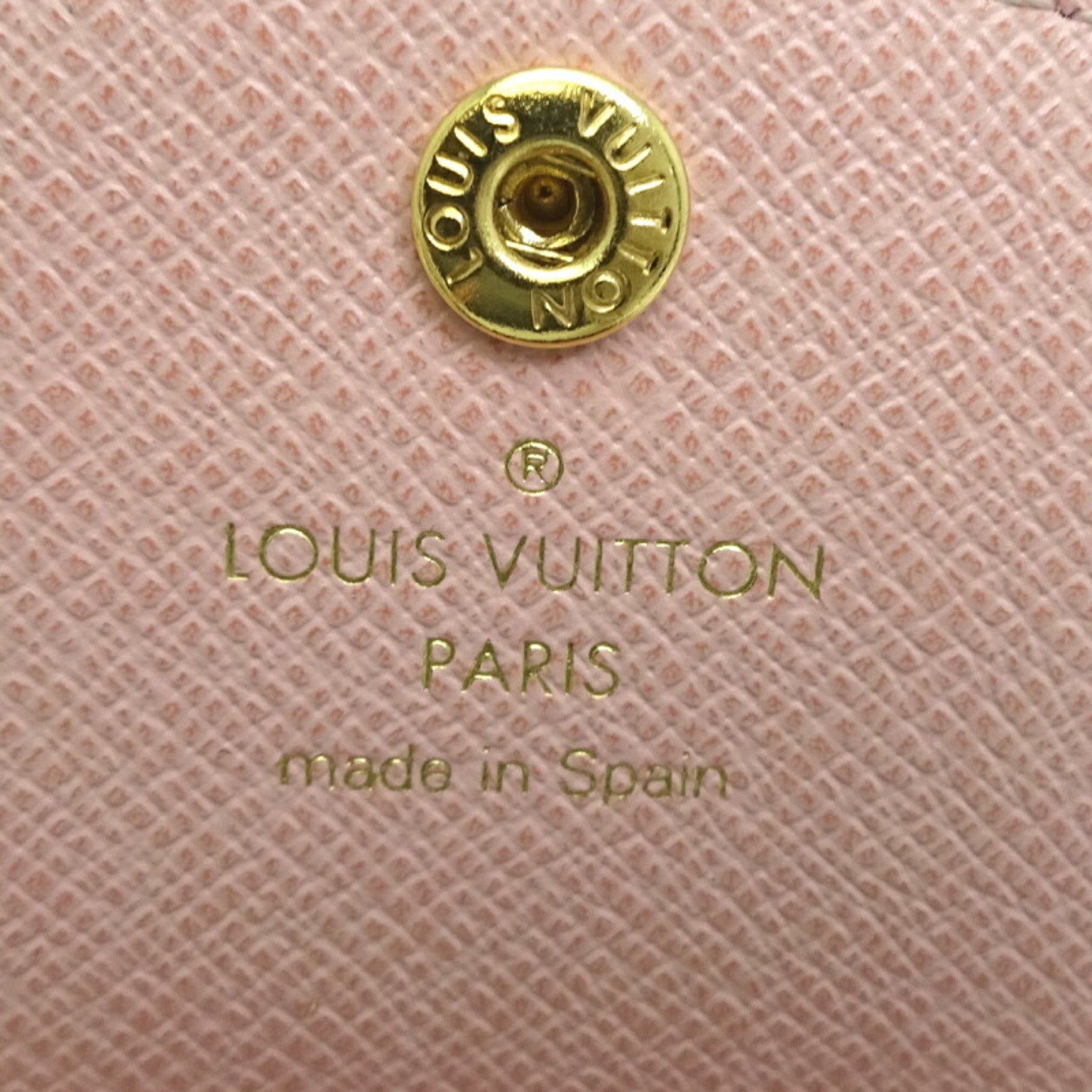 Louis Vuitton Portemonnaie Rosalie Women's Coin Case M62361 Monogram Rose Ballerine (Pink)