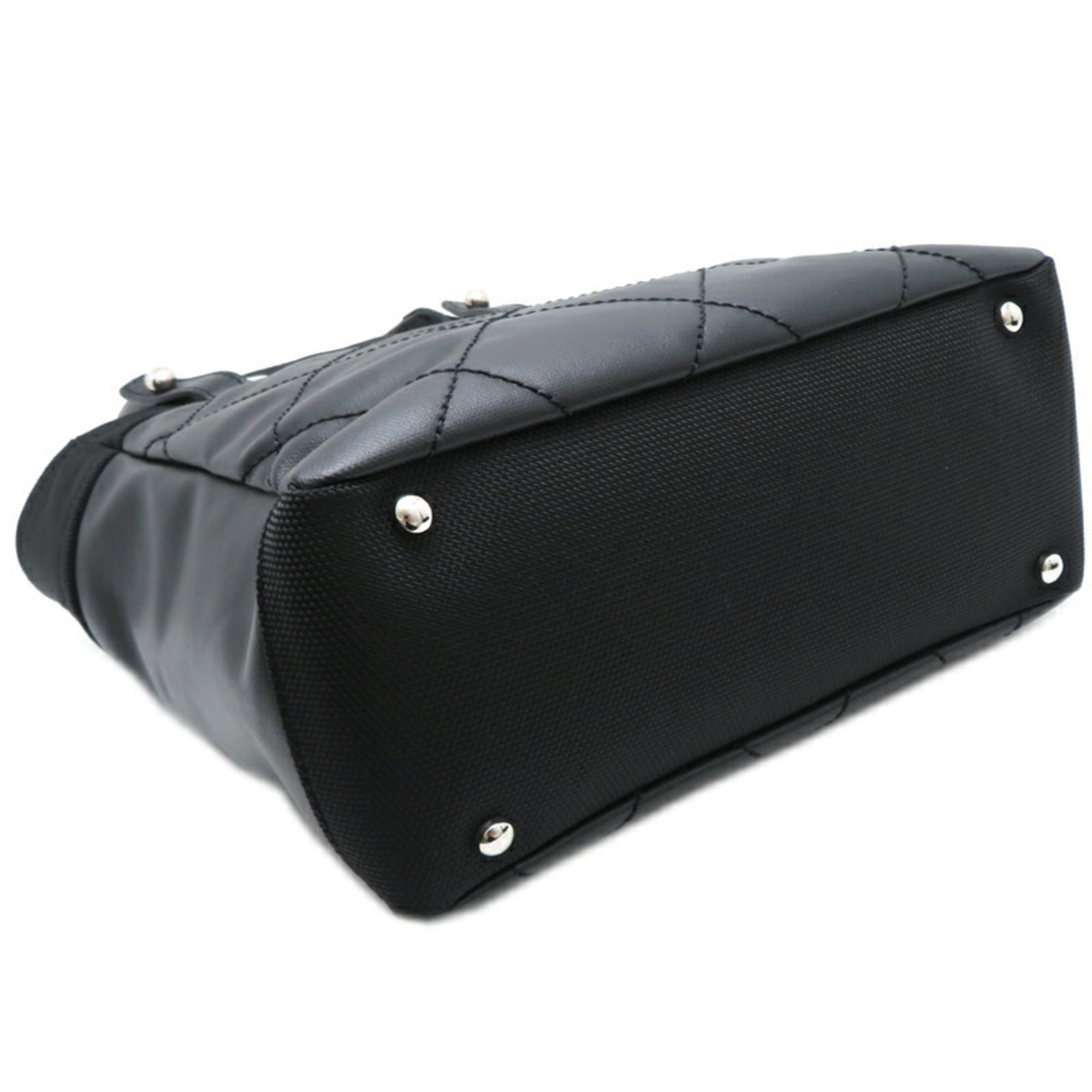 Chanel Paris Piaritz PM Women's Handbag A34208 Leather Black