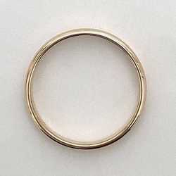 Tiffany band ring, pink gold, PG, f-20392, size 22, Au, 750, K18, TIFFANY&Co.