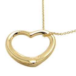 Tiffany Elsa Peretti Heart Women's Necklace 750 Yellow Gold