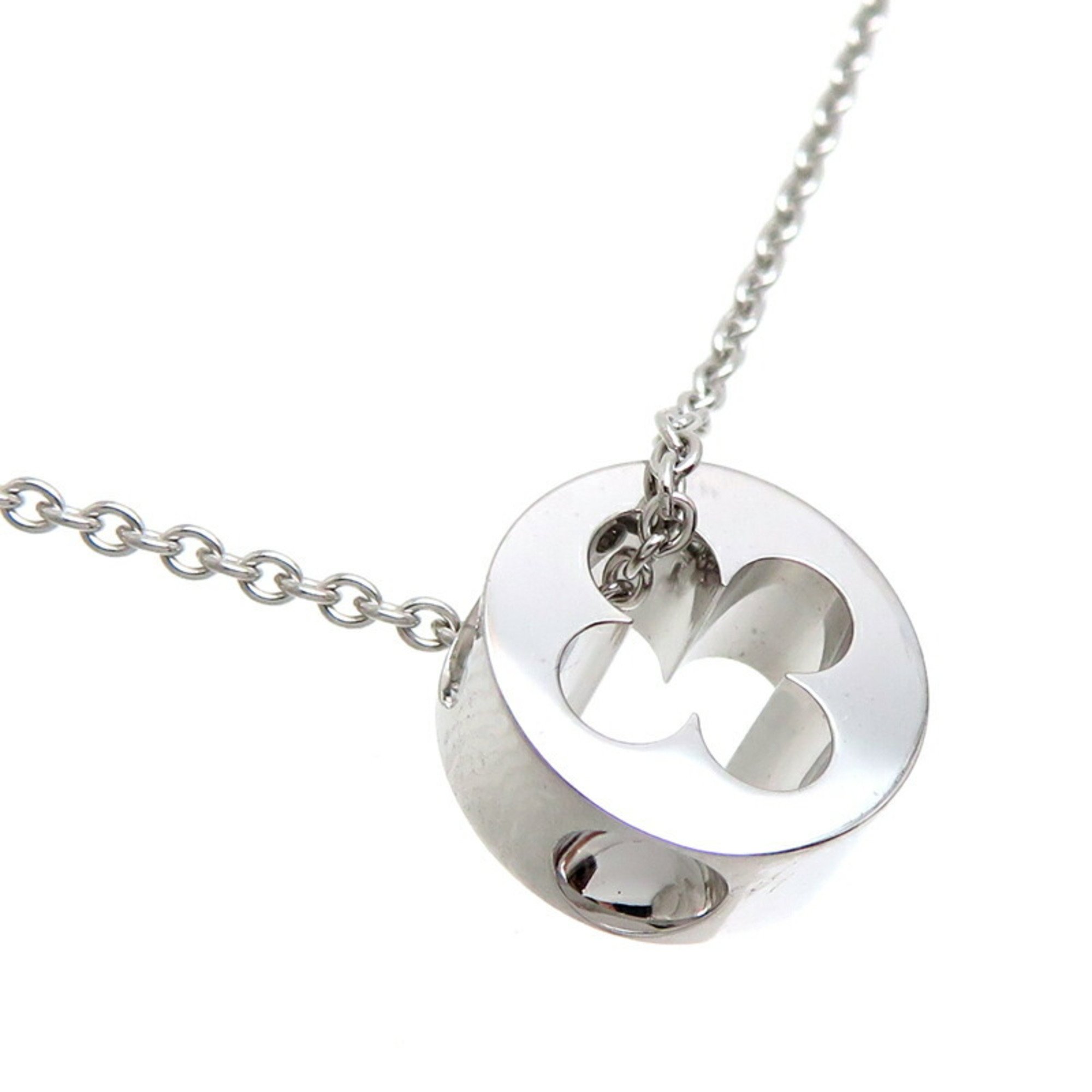 Louis Vuitton Pendant Empreinte Women's Necklace Q93967 750 White Gold