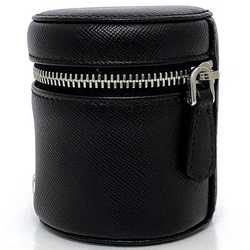 Prada Multi Pouch Black NERO f-20318 Cylindrical Saffiano Leather PRADA Women's Men's
