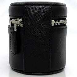 Prada Multi Pouch Black NERO f-20318 Cylindrical Saffiano Leather PRADA Women's Men's