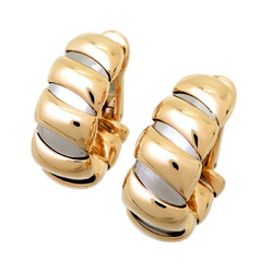 Bvlgari Tubogas Ladies Earrings 750 Yellow Gold