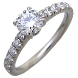 Cartier #45 0.32ct Diamond Solitaire 1895 Ladies Ring N4778545 Pt950 Platinum Size 5