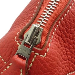Hermes Bolide 31 □O stamp 2011 Palladium (silver) hardware Ladies handbag Togo Rosy (red)