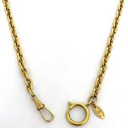 Chanel Necklace Gold f-20510 Long GP CHANEL Coco Mark Diamond Chain Women's