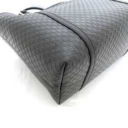 Gucci Tote Bag Black Micro Shima 449647 f-20512 GG Leather GUCCI Freestanding A4 Women's Handbag