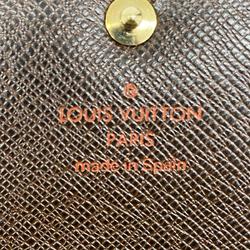 Louis Vuitton Long Wallet Damier Porto Monnaie Credit N61725 Ebene Men's Women's