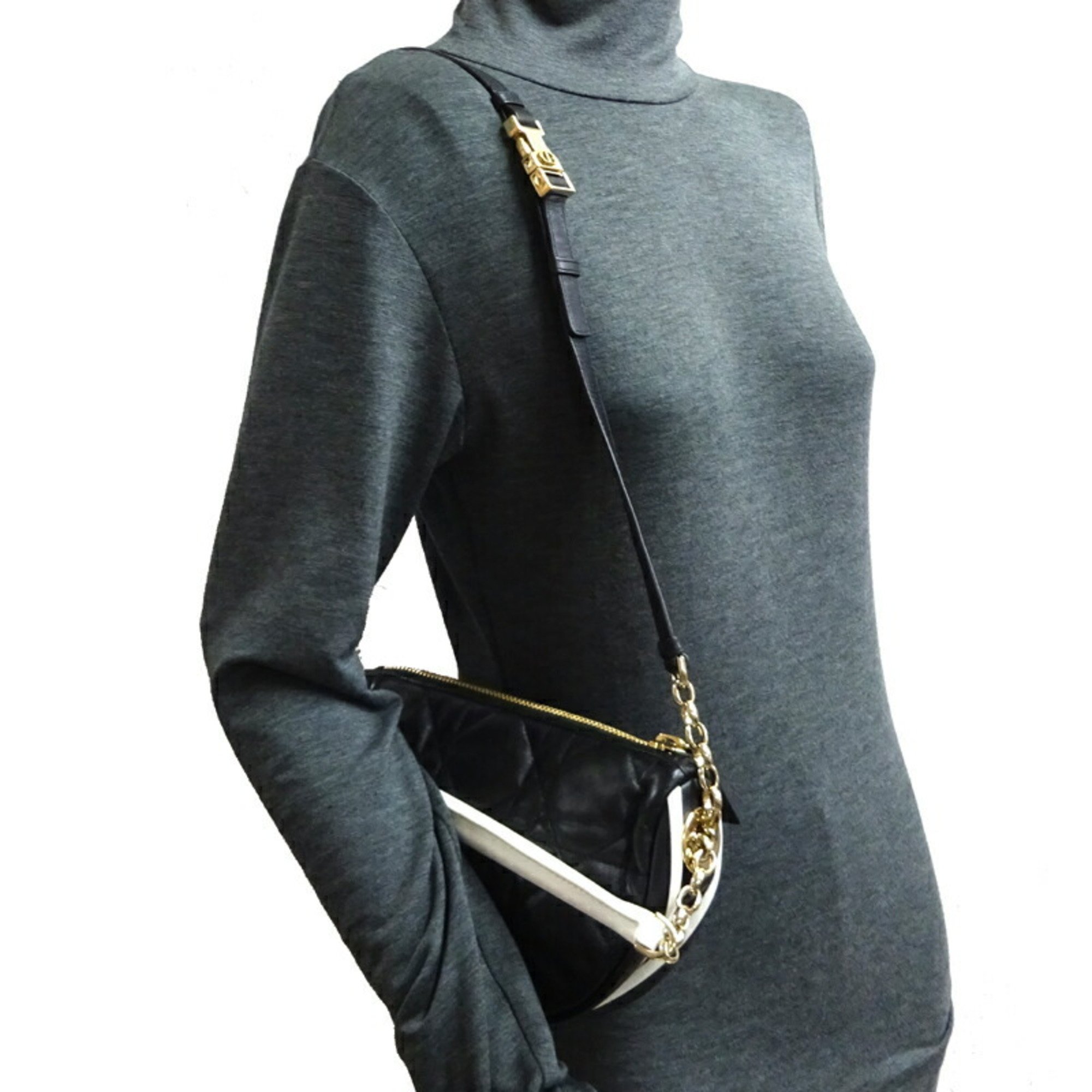 Christian Dior Vibe Hobo Small Women's Handbag M72000NOA Lambskin Black