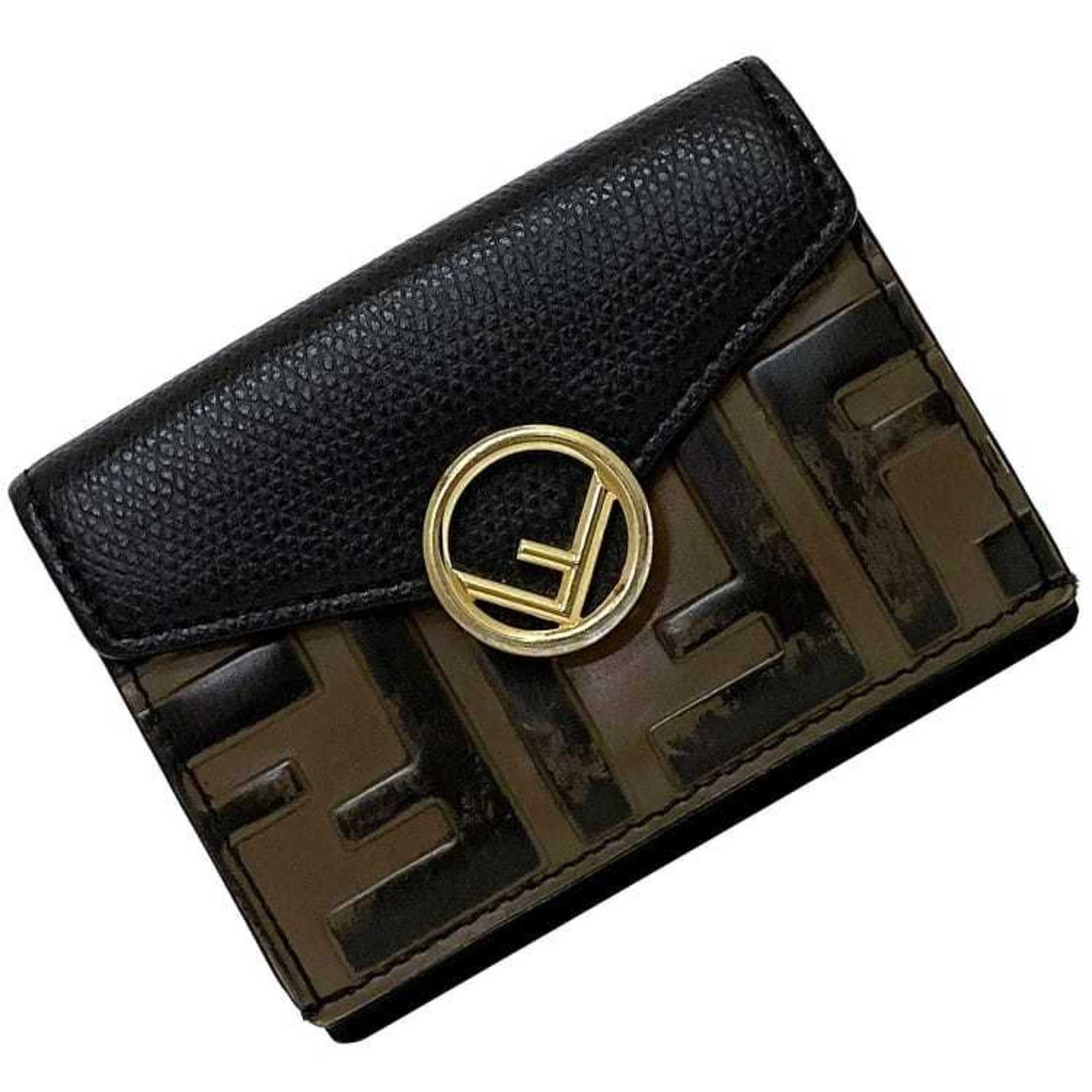 Fendi tri fold wallet best sale