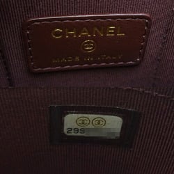 Chanel Matelasse Vanity Chain Shoulder Women's Bag AP1466 Caviar Skin Noir (Black)
