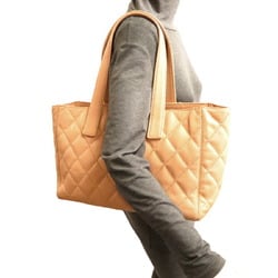 Chanel Wild Stitch Women's Tote Bag Calf Beige