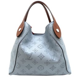 Louis Vuitton Hina PM Women's Handbag M52975 Monogram Mahina Pastel Blue