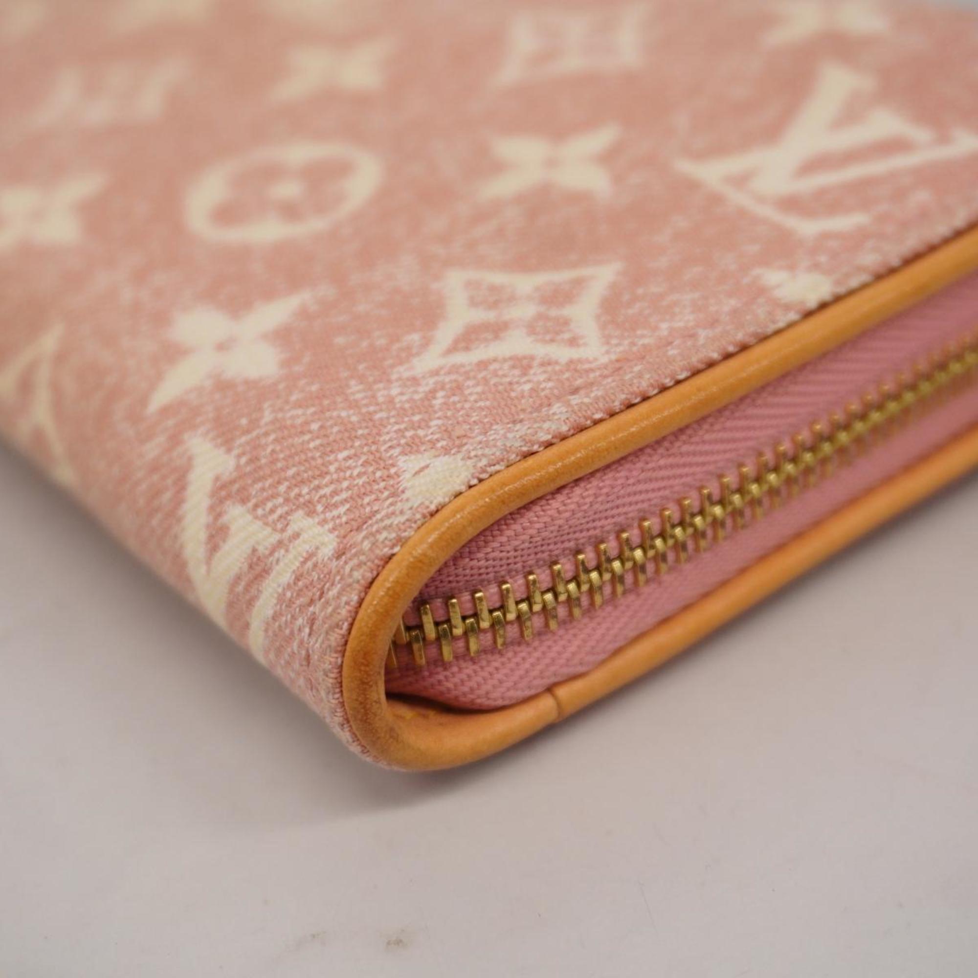 Louis Vuitton Long Wallet Monogram Jacquard Zippy M81182 Pink Ladies