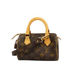 Louis Vuitton Handbag Monogram Speedy M41534 Brown Ladies