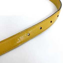Gucci Belt Yellow Striped Line 309900 ec-20326 Thin Waist Leather GUCCI 20mm GG Women's