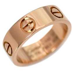Cartier Love Ring Pink Gold PG f-20409 Size 13.5 750 K18 Band 55 7.1g Women's