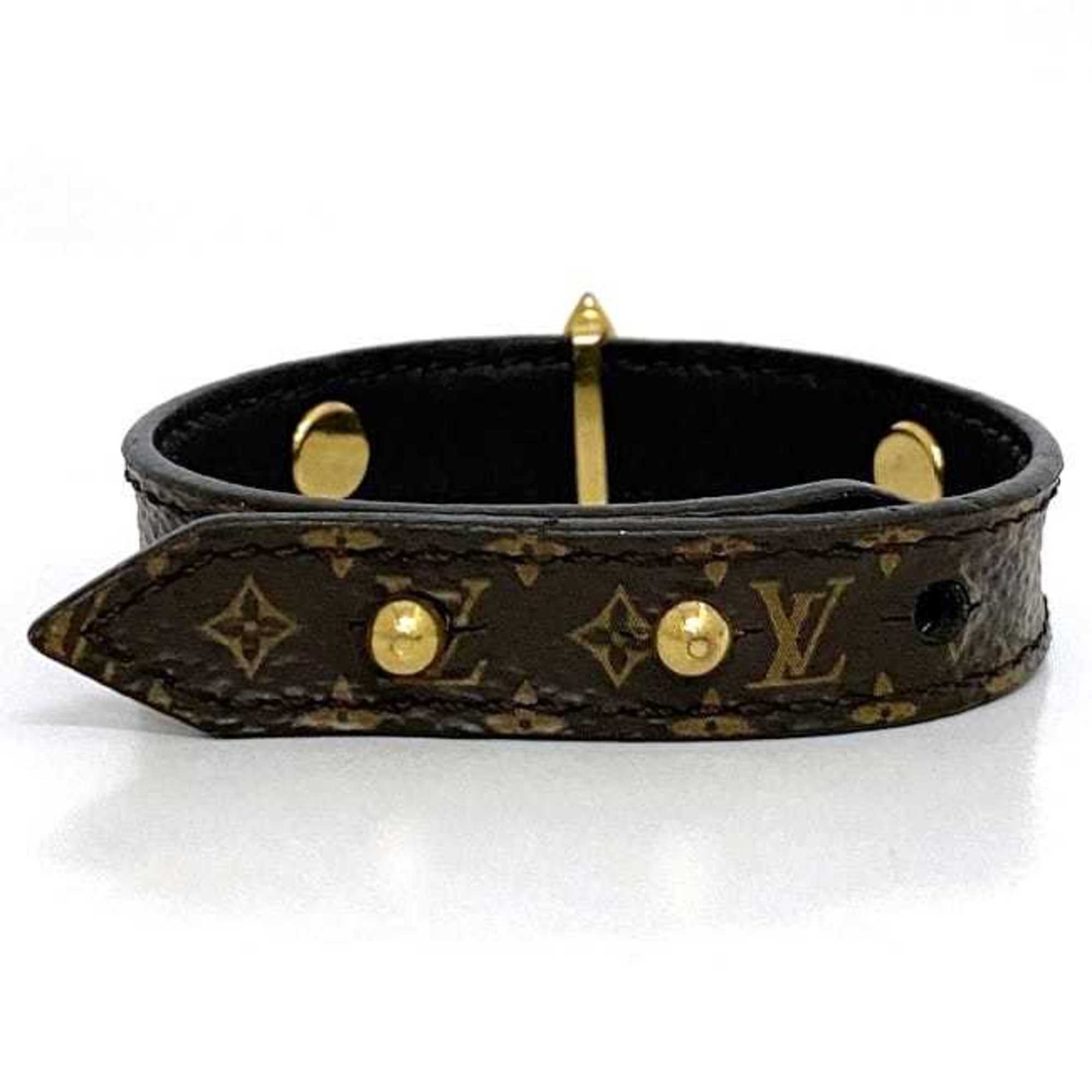 Louis Vuitton Bracelet Blooming Brown Monogram M6534 ec-20411 Canvas BC3139 LOUIS VUITTON Flower LV Women's