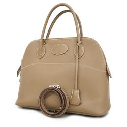 Hermes handbag Bolide 31 O stamped Epsom leather Etoupe for women