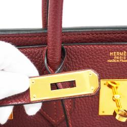 Hermes handbag Birkin 30 □H stamp Togo Rouge H Ladies