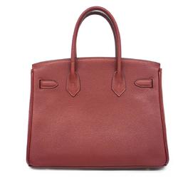 Hermes handbag Birkin 30 □H stamp Togo Rouge H Ladies