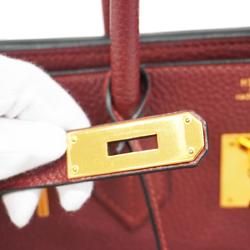 Hermes handbag Birkin 30 □H stamp Togo Rouge H Ladies