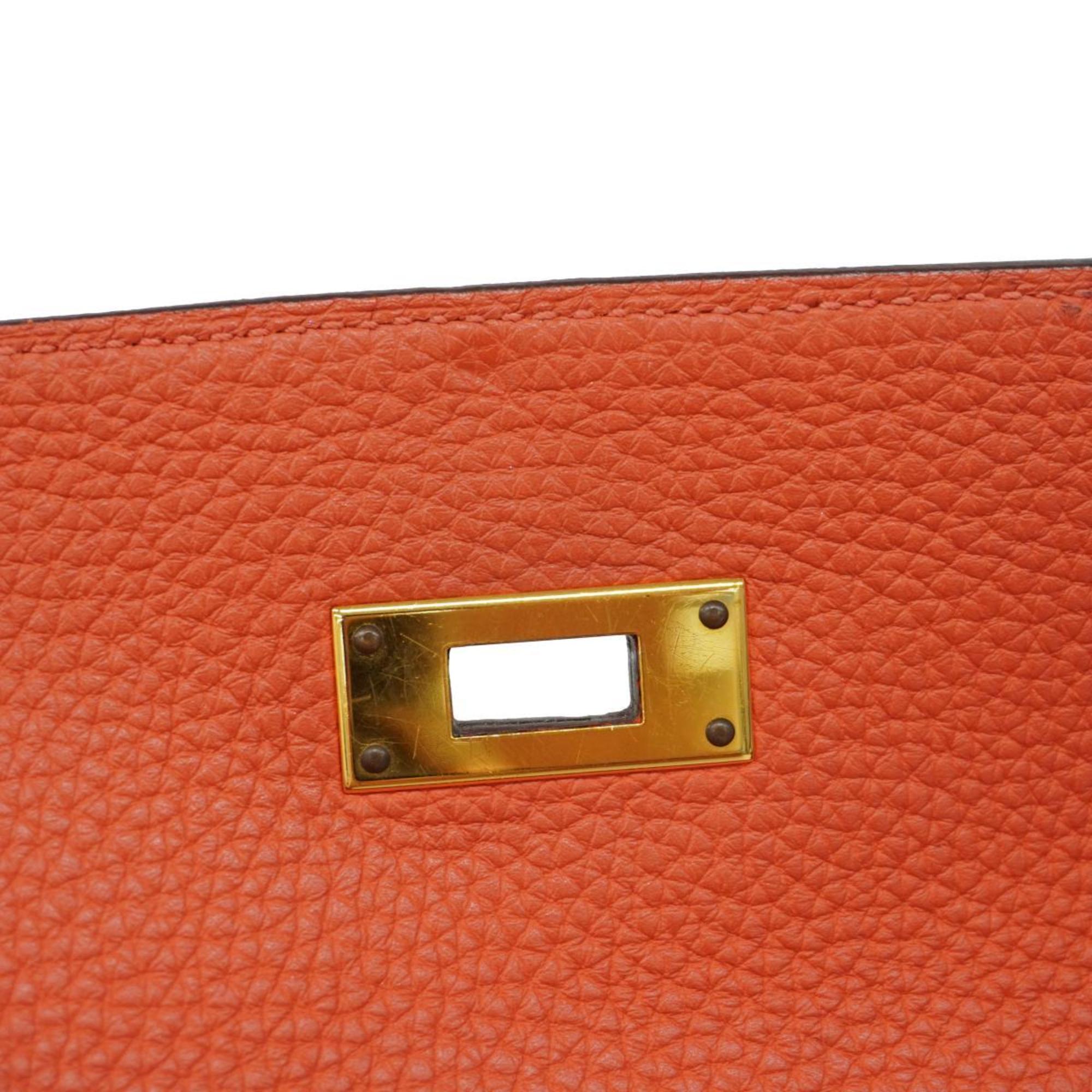 Hermes handbag Kelly 32 □R stamp Togo Rouge Pivoine Ladies