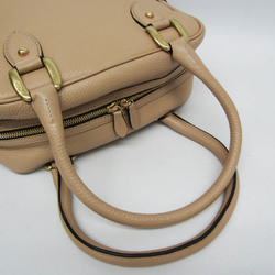 J&M Davidson MINI MIA Women's Leather Handbag Beige