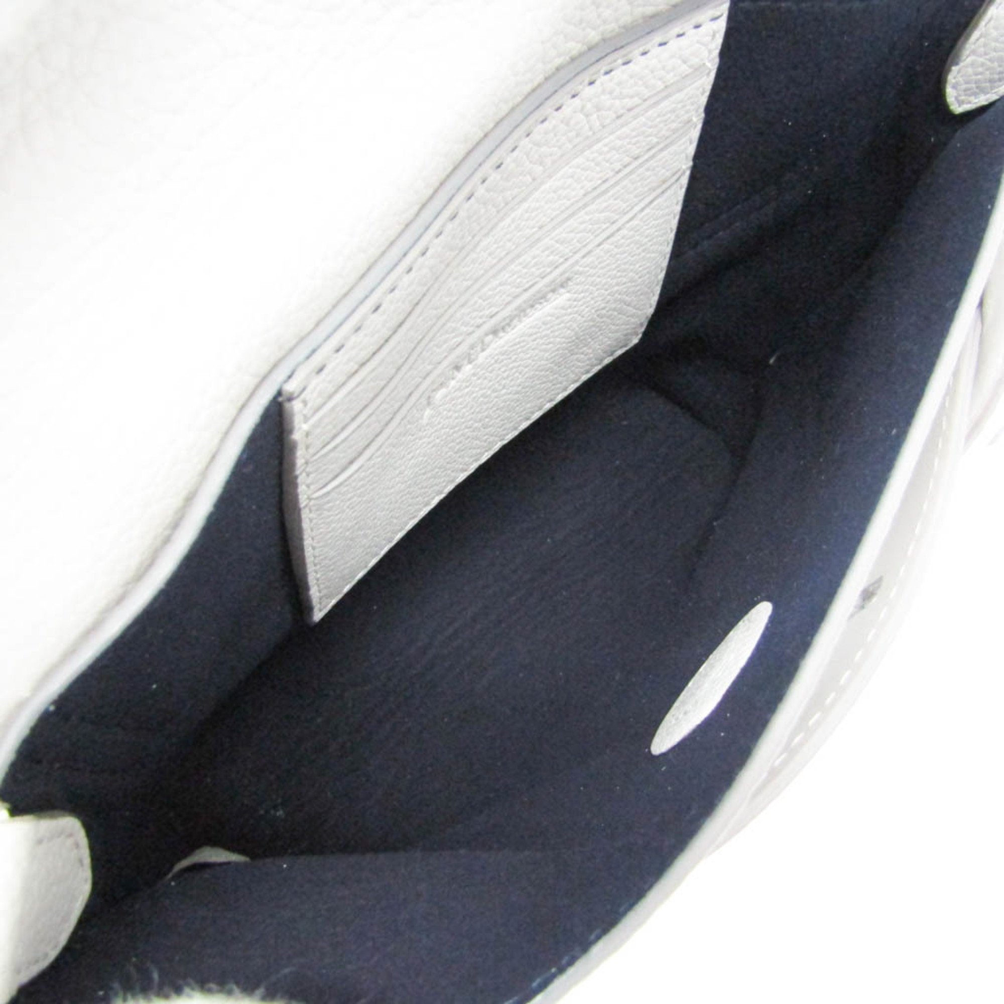 J&M Davidson Belt Bag Women's Leather Shoulder Bag Light Gray