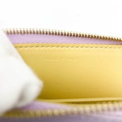Celine Coin Purse With Card Holder 10D88 Leather Card Case Light Purple,Yellow