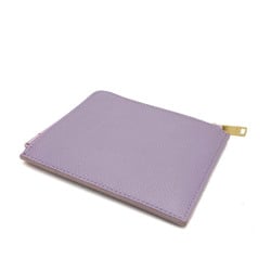 Celine Coin Purse With Card Holder 10D88 Leather Card Case Light Purple,Yellow
