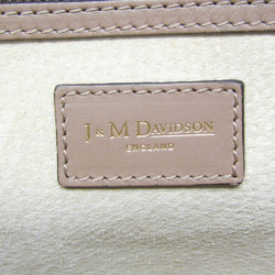 J&M Davidson MIA Women's Leather,Suede Handbag Brown,Pink Beige