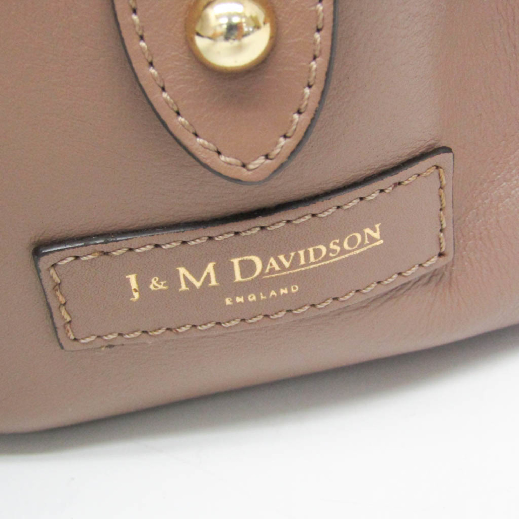 J&M Davidson MIA Women's Leather,Suede Handbag Brown,Pink Beige