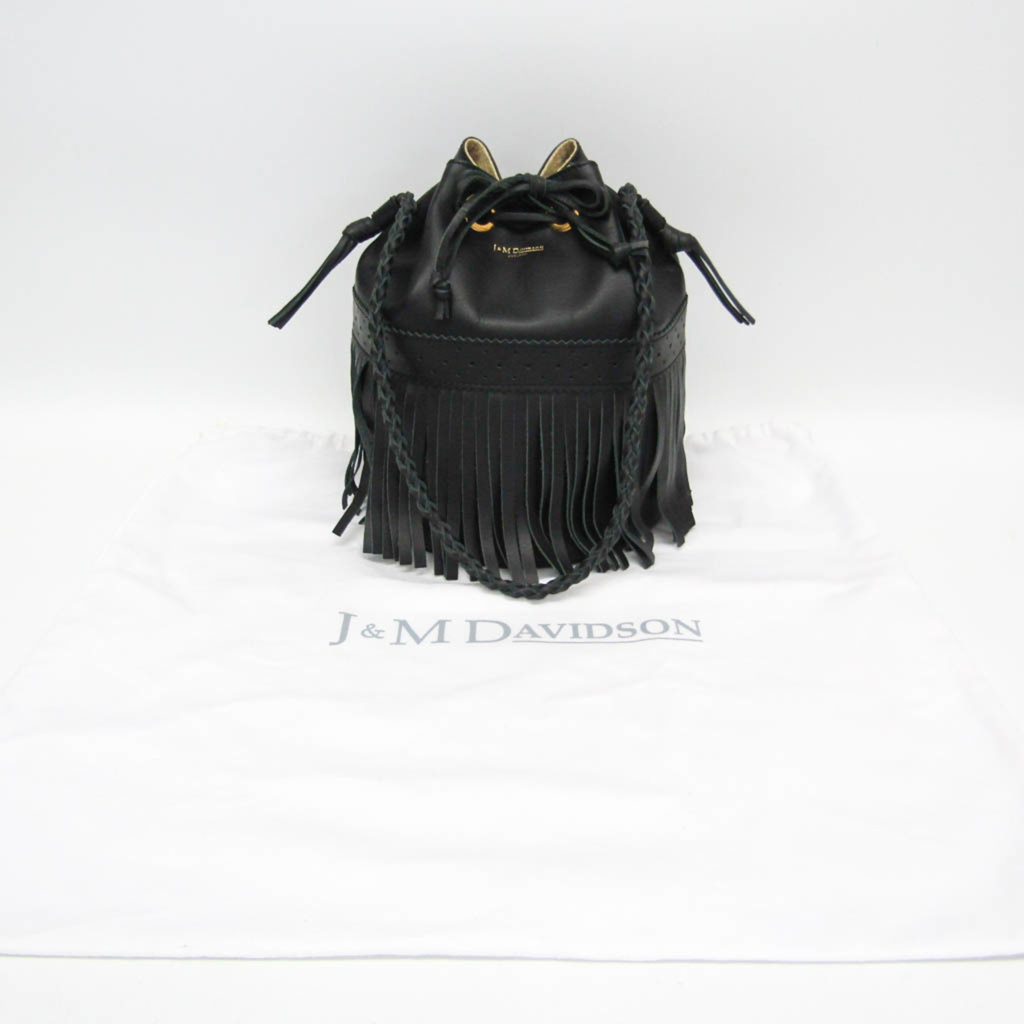 J&M Davidson Carnival Women's Leather Tote Bag Black