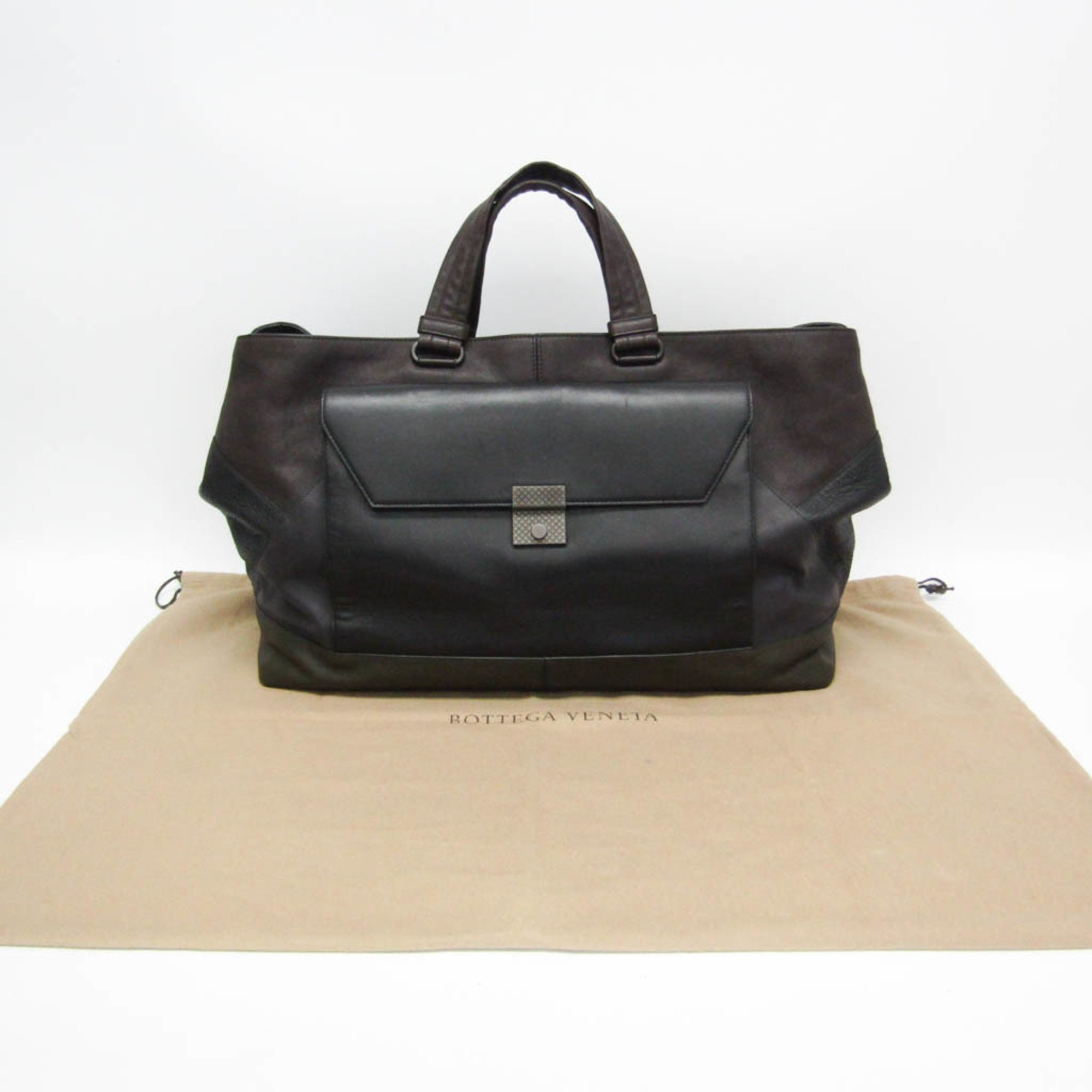 Bottega Veneta Intrecciato Women,Men Leather Tote Bag Black,Dark Brown,Khaki