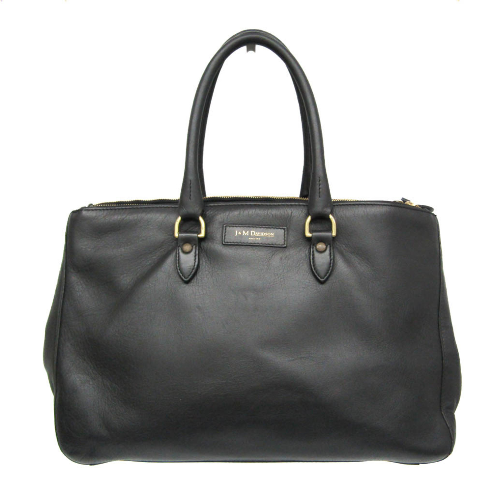 J&M Davidson SIGRID Women's Leather Tote Bag Black