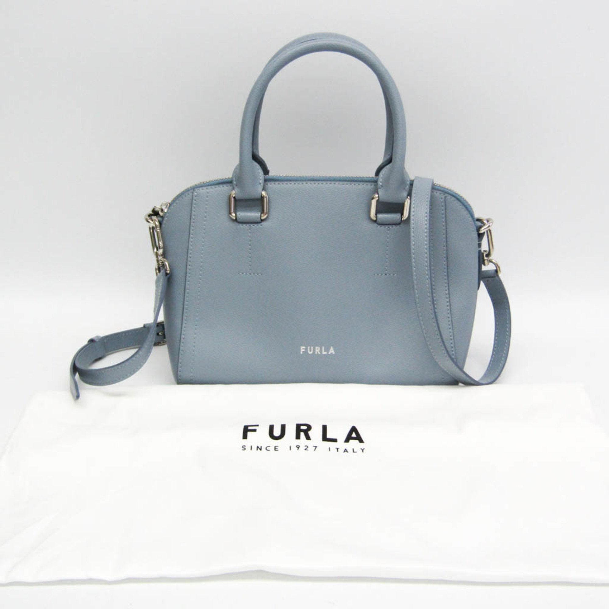 Furla Women's Leather Handbag,Shoulder Bag Blue