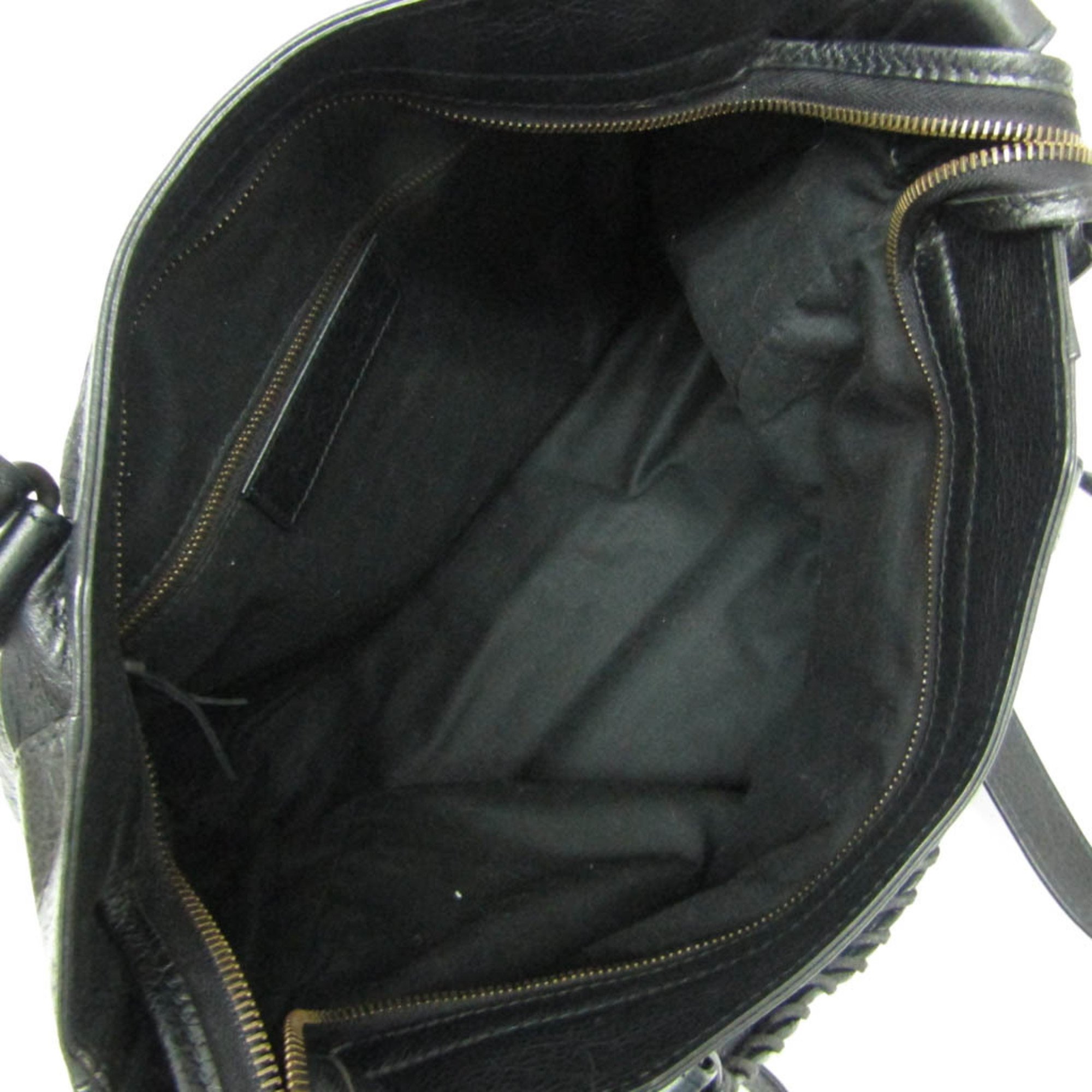 Balenciaga Vero 235216 Women's Leather Handbag,Shoulder Bag Black