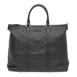 Gucci Guccissima 201482 Women,Men Leather Handbag Black