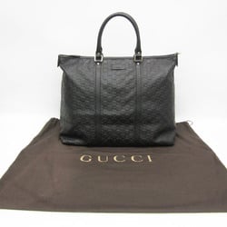 Gucci Guccissima 201482 Women,Men Leather Handbag Black