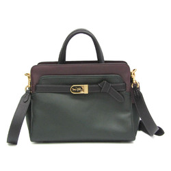 Coach Tate Carryall 29 Colorblock C5316 Women's Leather Handbag,Shoulder Bag Black,Bordeaux,Khaki