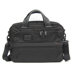 Tumi Small Screen Expandable Laptop 26120D2 Men's Nylon,Leather Briefcase,Shoulder Bag Black