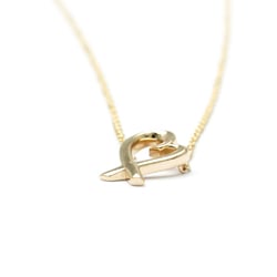 Tiffany Loving Heart Pink Gold (18K) No Stone Women,Men Fashion Pendant Necklace (Pink Gold)
