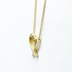 Tiffany Loving Heart Yellow Gold (18K) No Stone Men,Women Fashion Pendant Necklace (Gold)